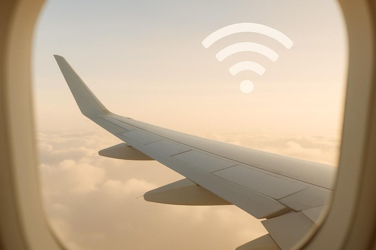 Wi-Fi in aereo? Sì, ma funziona diversamente da casa